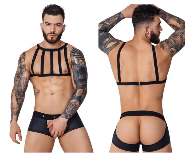 Pikante PIK 1086 Hard Harness Jockstrap Color Black