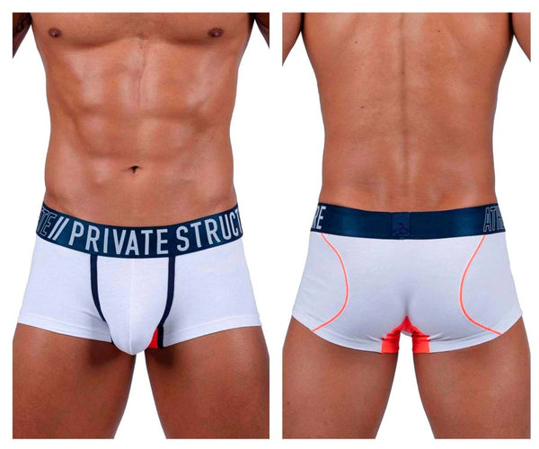 Private Structure Sporty Underwear Quantum Trunks Boxers Maroon