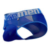 Xtremen 91059 Peekaboo Mesh Briefs Color Blue