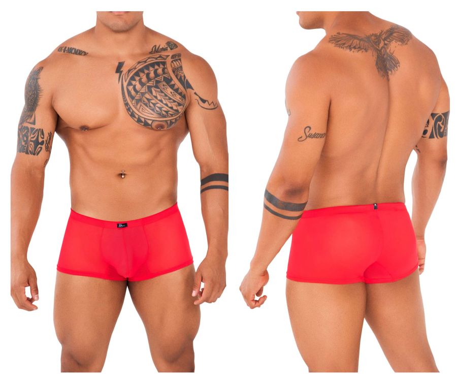 Xtremen 91127 Mesh Trunks Color Red